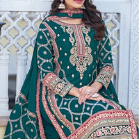 Zariveda Heavy Embroidery Chinnon Silk Salwar Kameez