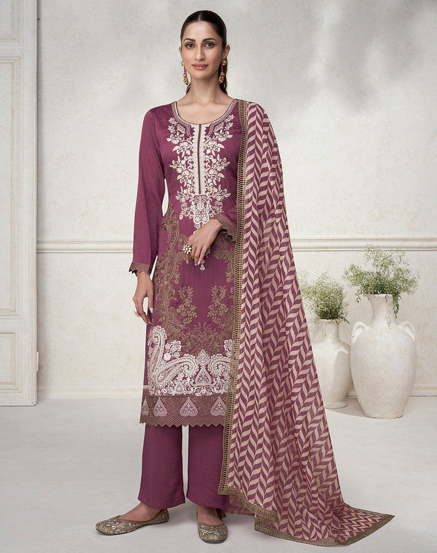 Zariveda Heavy Embroidery Premium Silk Salwar Kameez