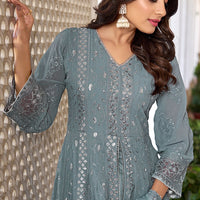 Zariveda Heavy Embroidery Work Salwar Kameez