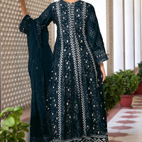 Zariveda Heavy Embroidery Work Salwar Kameez