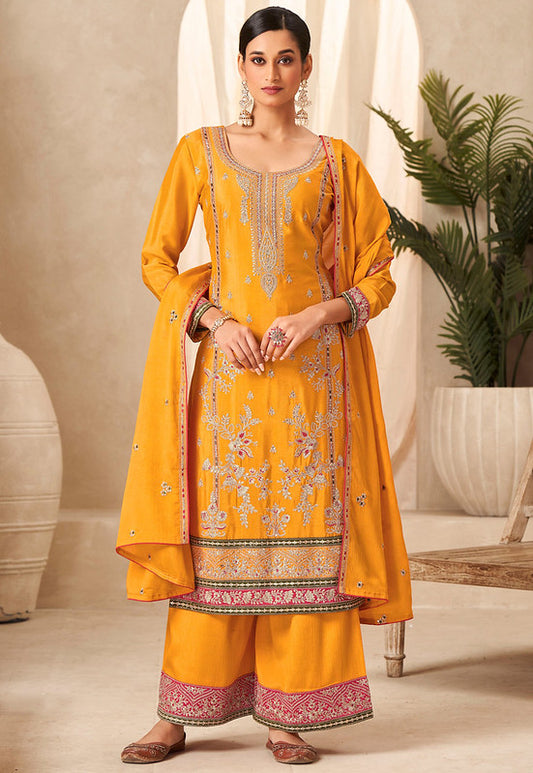 Zariveda Premium Chinnon Silk Palazzo Set