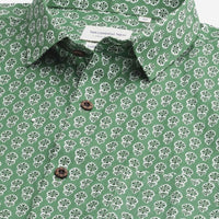 Millennial Men Green & White  Cotton  Full Sleeve  Shirt for Men-MMF0290 - Zarivedaworld.com