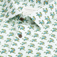 Millennial Men Sky Blue & Teal  Cotton  Half Sleeve Shirt for Men-MMH0178 - Zarivedaworld.com